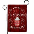 Patio Trasero 13 x 18.5 in. Filled with Sweetness Garden Flag with Winter Wonderland Double-Sided  Vertical Flags PA3902965